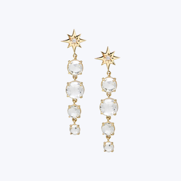 Jac+Jo Icon Starburst Drop Earrings