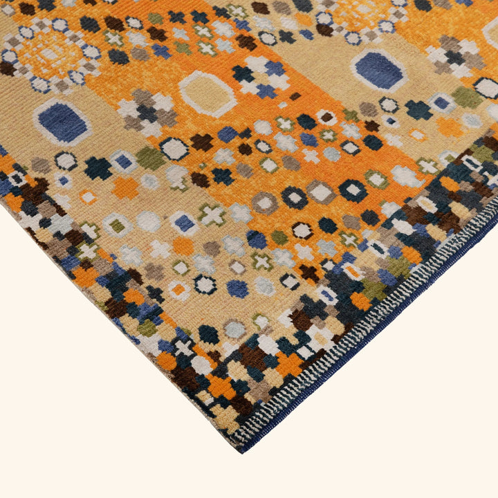 Image for Multicolored Swedish-Inspired Wool Rug - 10'2" x 14'1"