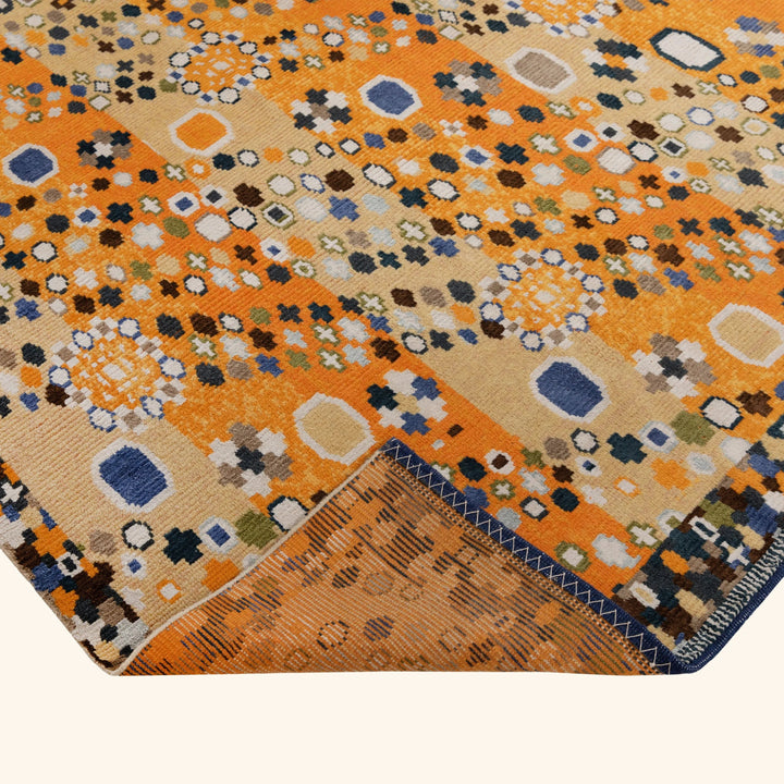 Image for Multicolored Swedish-Inspired Wool Rug - 10'2" x 14'1"