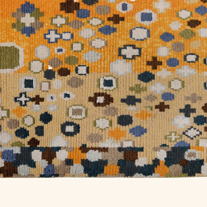 Image for Multicolored Swedish-Inspired Wool Rug - 10'2" x 14'1"