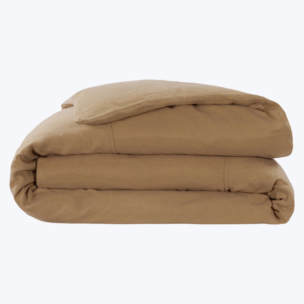 Cupro Linen Duvet Almond / Queen