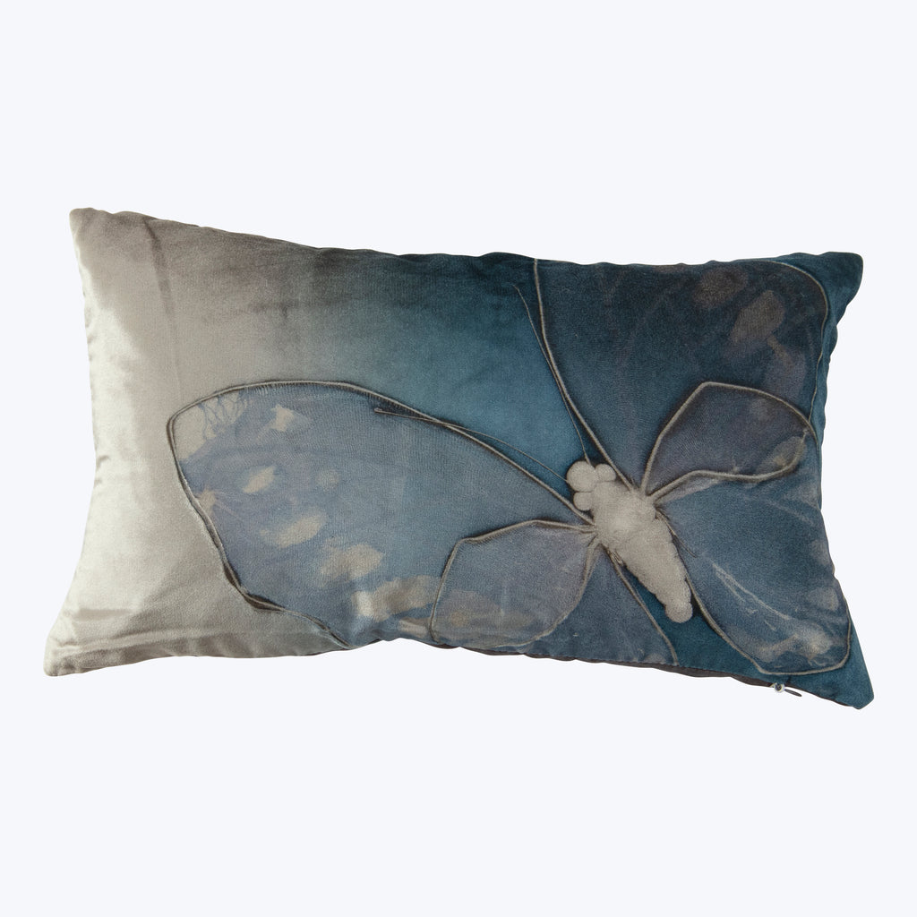 Monarch Ombre Twilight Cobble Lumbar Pillow