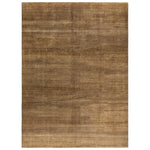 Brown Textured Wool Rug - 9'1" x 12'3"