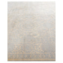 Ivory Traditional Ikat Wool Rug - 8'2" x 10'3"