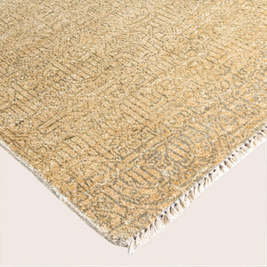 Sand Solid Wool Rug - 9'1" x 12'2" - hover