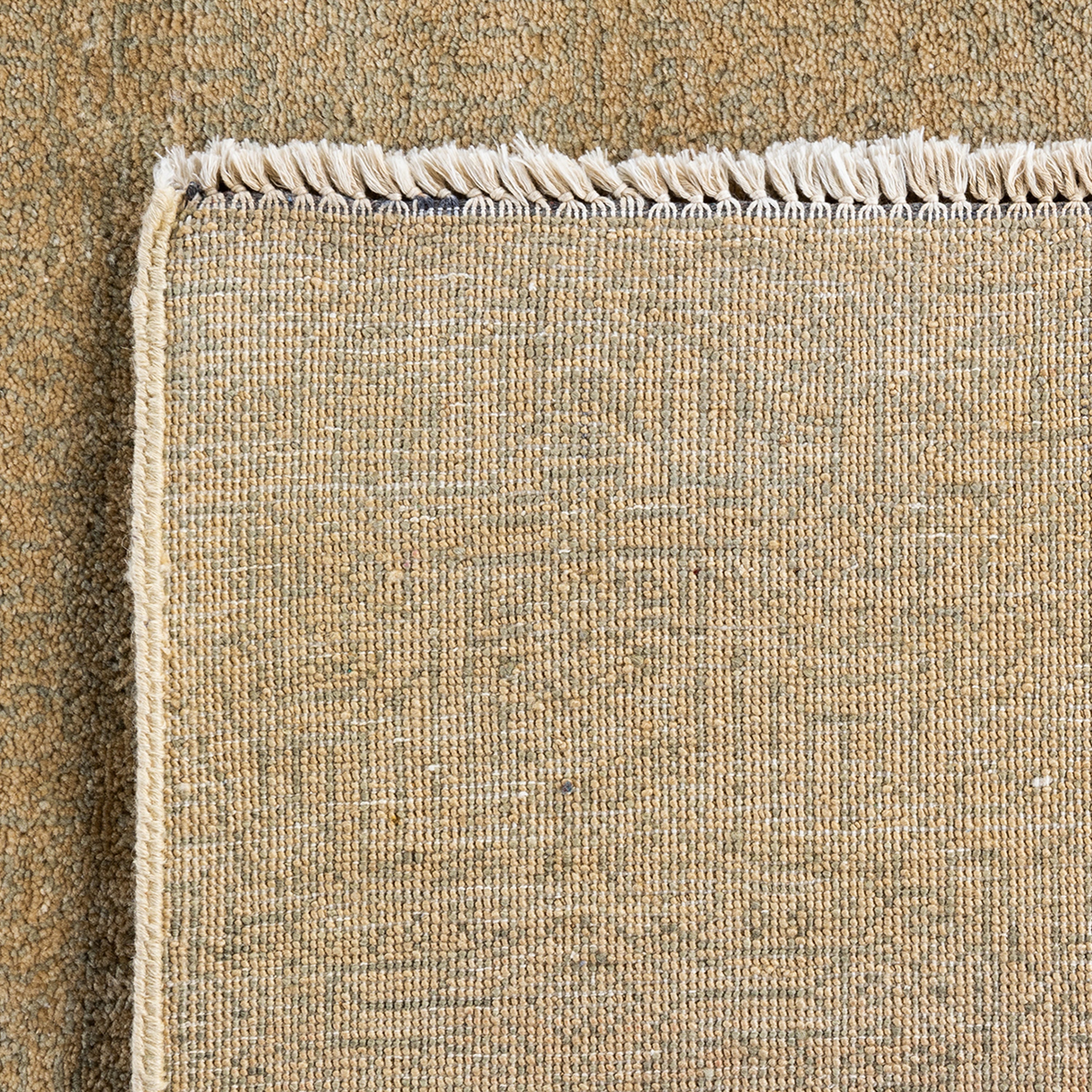 Sand Solid Wool Rug - 9'1" x 12'2"