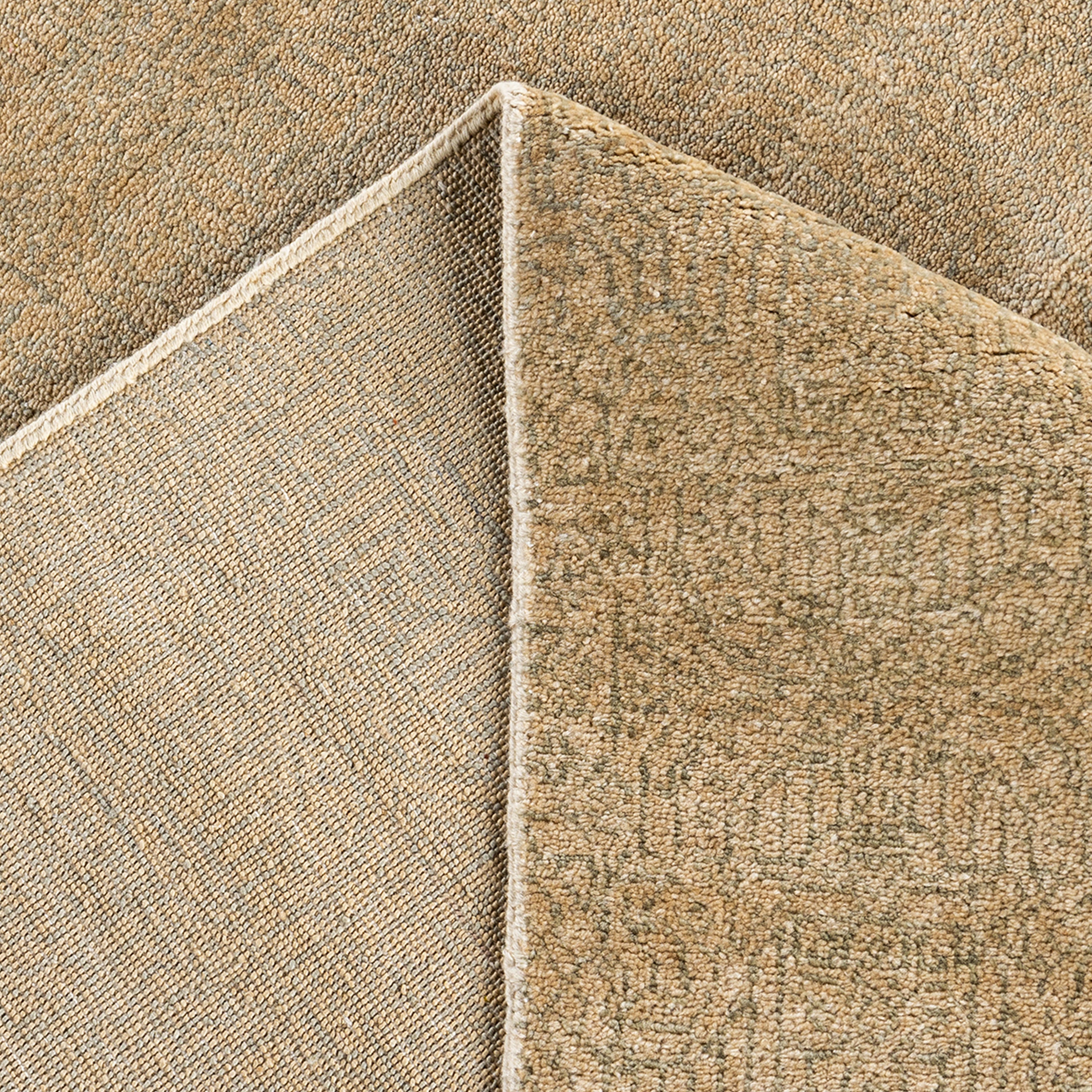 Sand Solid Wool Rug - 9'1" x 12'2"