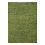 Textured Wool Silk Blend Rug - 6' x 9' Green