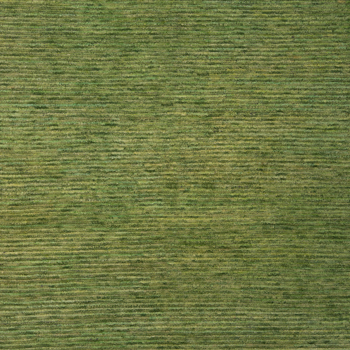 Textured Wool Silk Blend Rug - 6' x 9' Green