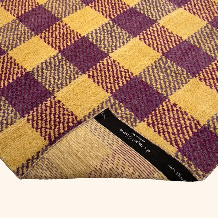 Yellow & Pink PET Rug - 6' x 9'