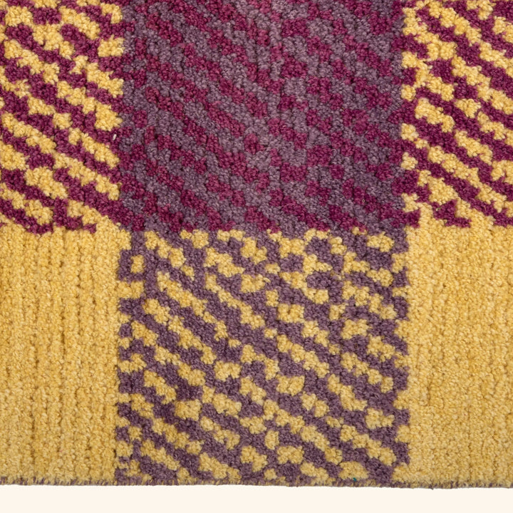 Yellow & Pink PET Rug - 6' x 9'