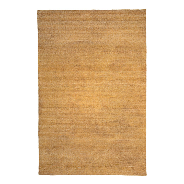 Solid Kilim Silk Rug Brown / 6x9