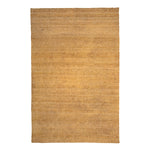 Solid Kilim Silk Rug Brown / 6x9