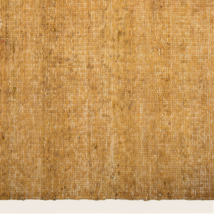 Solid Kilim Silk Rug Brown / 6x9