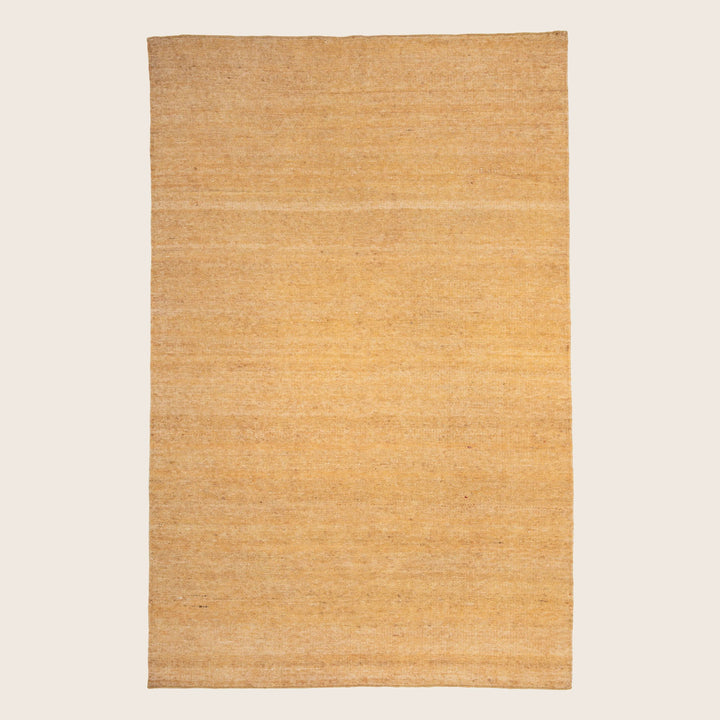 Solid Kilim Silk Rug Beige / 6x9