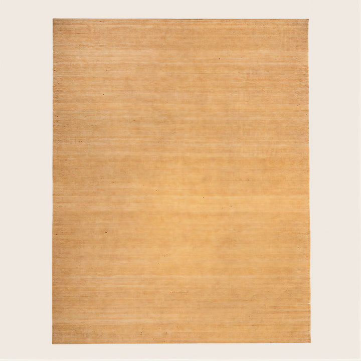 Solid Kilim Silk Rug Beige / 8x10