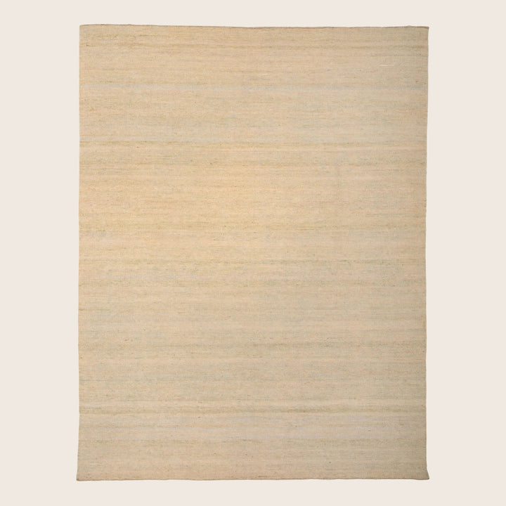 Solid Kilim Silk Rug Blue / 8x10