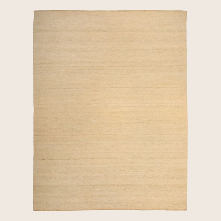 Solid Kilim Silk Rug Grey / 8x10