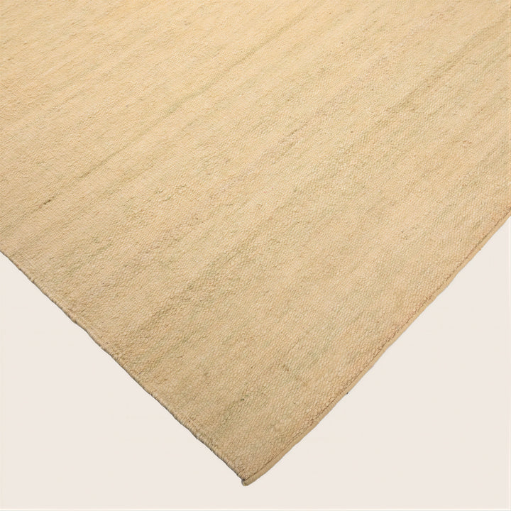 Solid Kilim Silk Rug Grey / 8x10