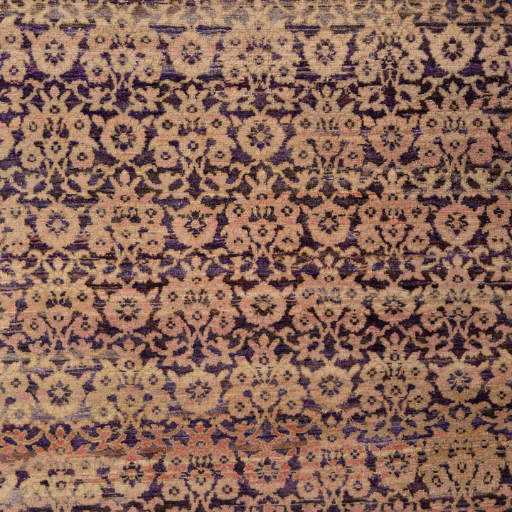 Purple Alchemy Wool Silk Blend Rug - 4'9" x 8'