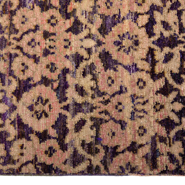 Purple Alchemy Wool Silk Blend Rug - 4'9" x 8'