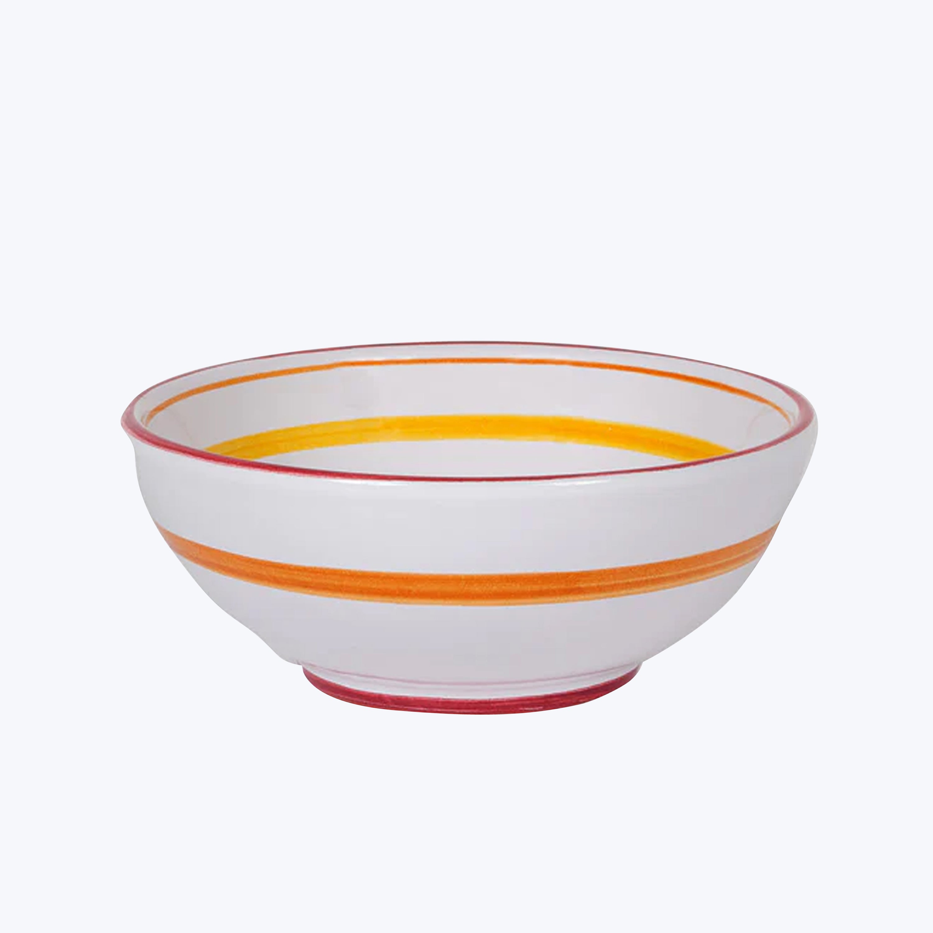 Blossom Cereal Bowl Yellow/Burgundy