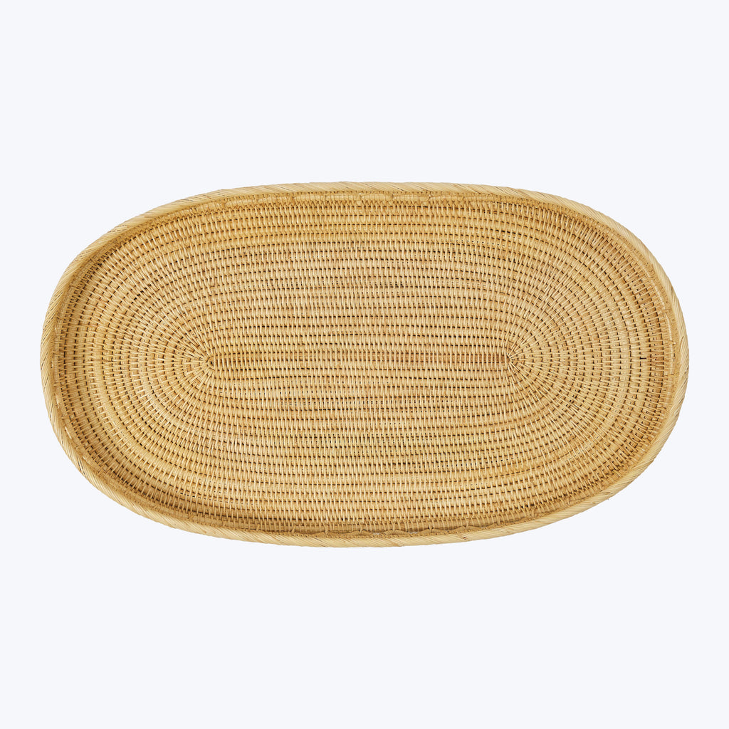 Woven Sabbia Oval Tray