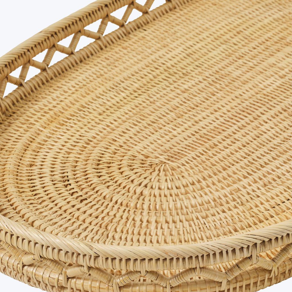 Woven Sabbia Oval Tray