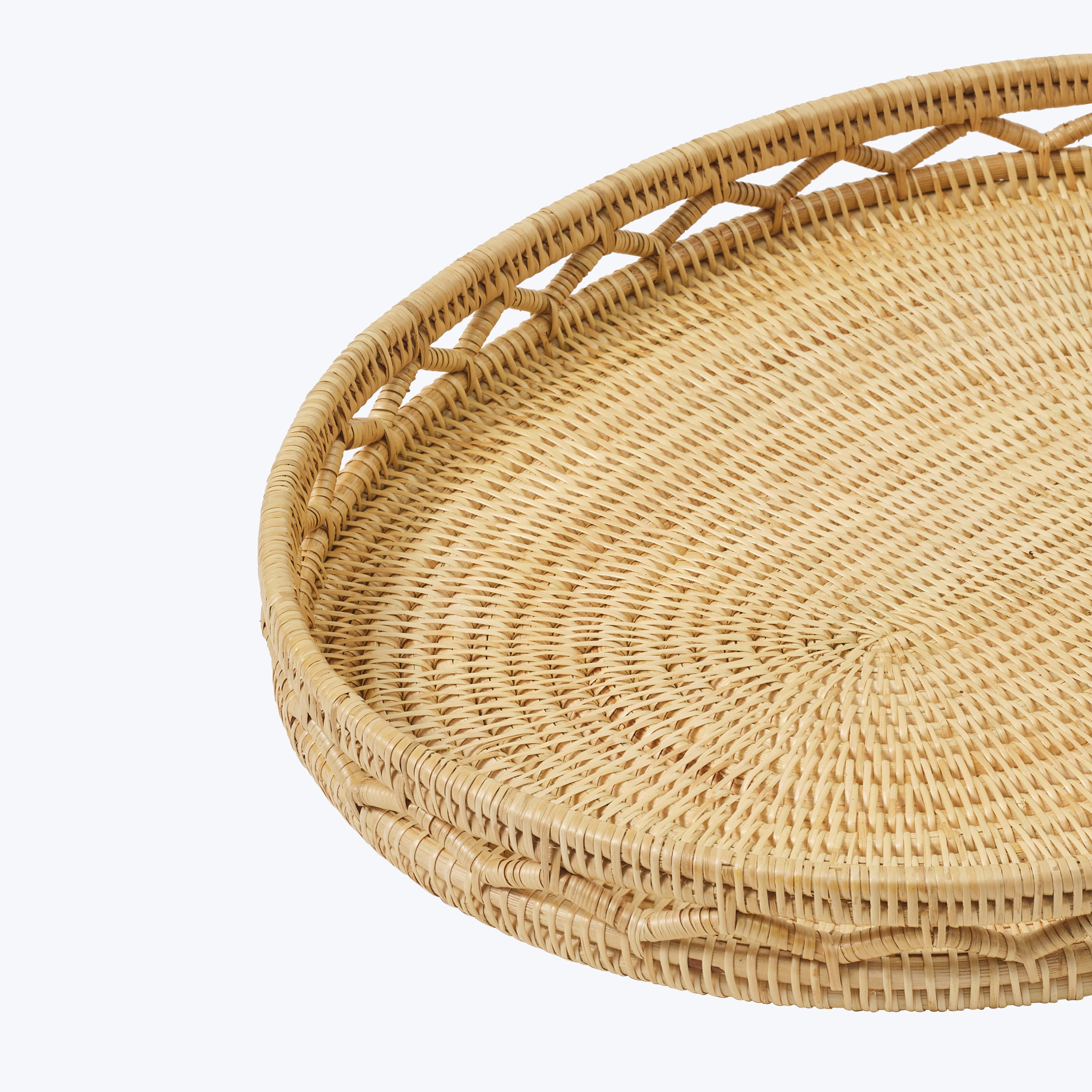 Woven Sabbia Oval Tray, Medium