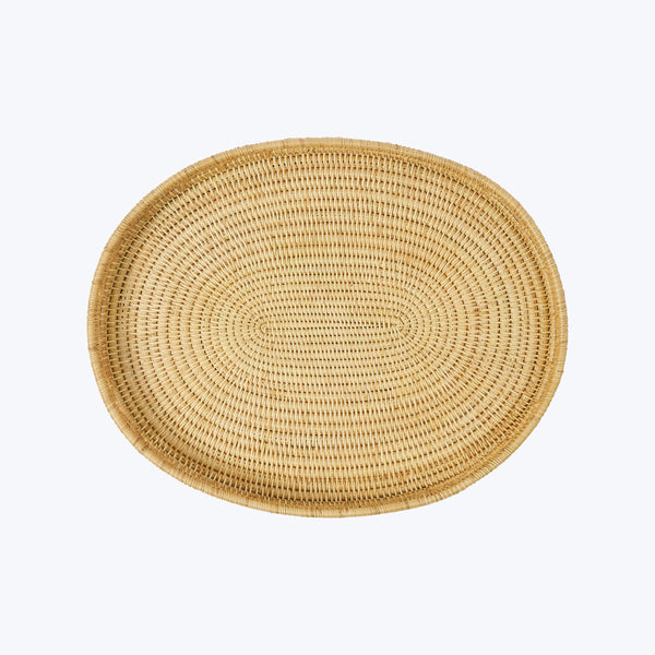 Woven Sabbia Oval Tray, Medium