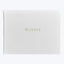 Leather Bound Wedding Guest Book White