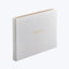 Leather Bound Wedding Guest Book White