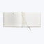 Leather Bound Wedding Guest Book White