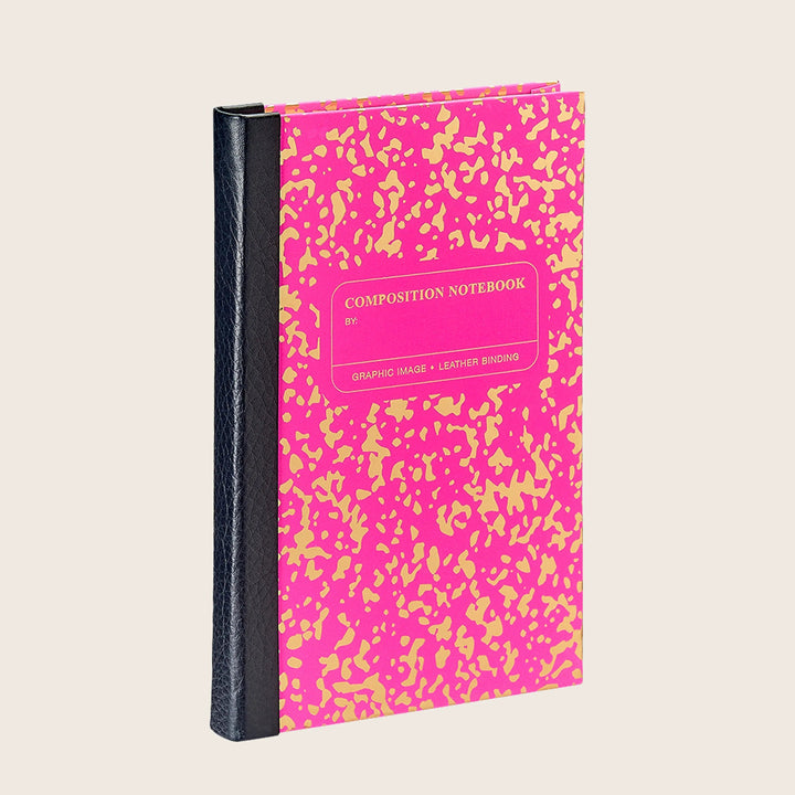 Leather Bound Neon Composition Book