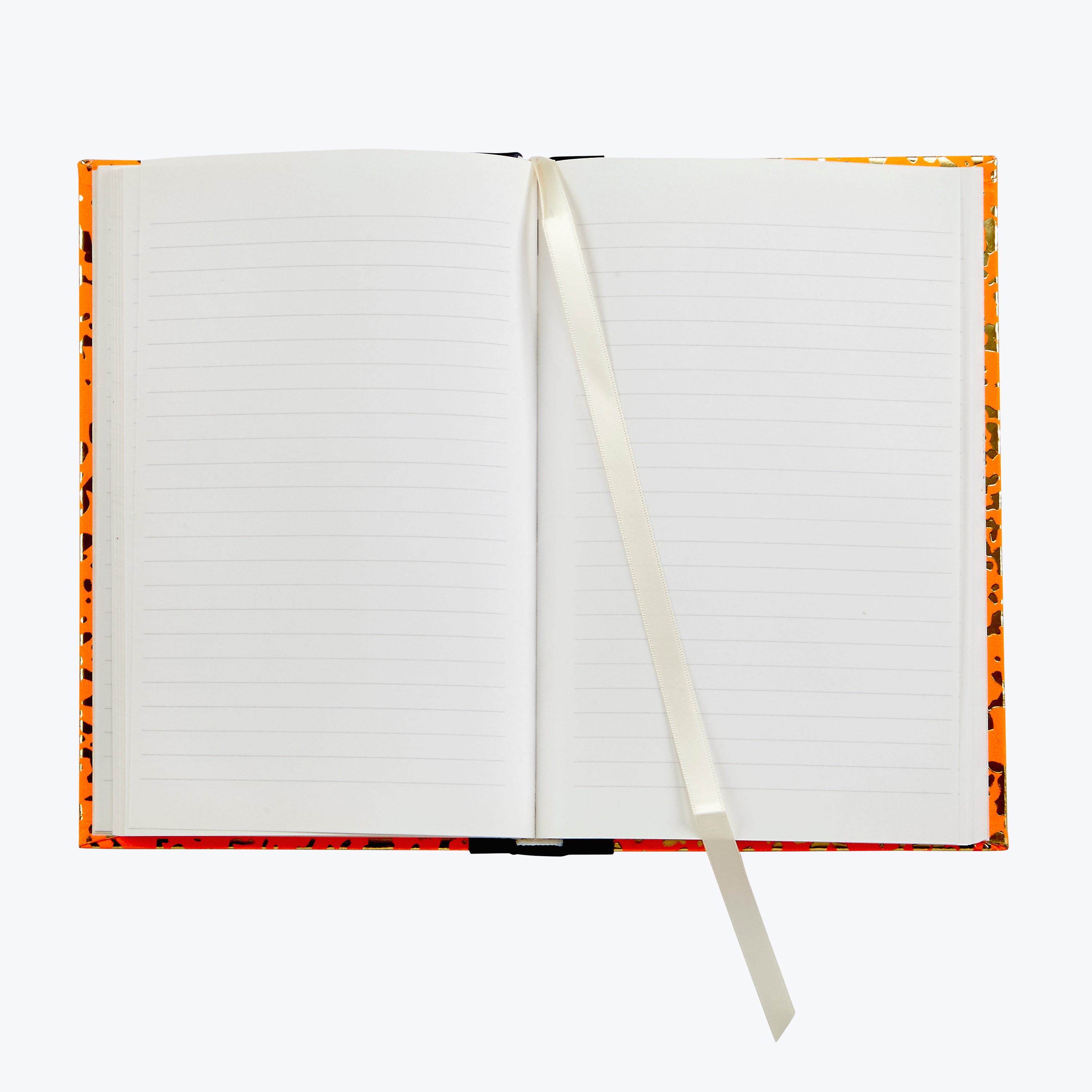 Leather Bound Neon Composition Book Orange