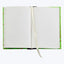 Leather Bound Neon Composition Book Green