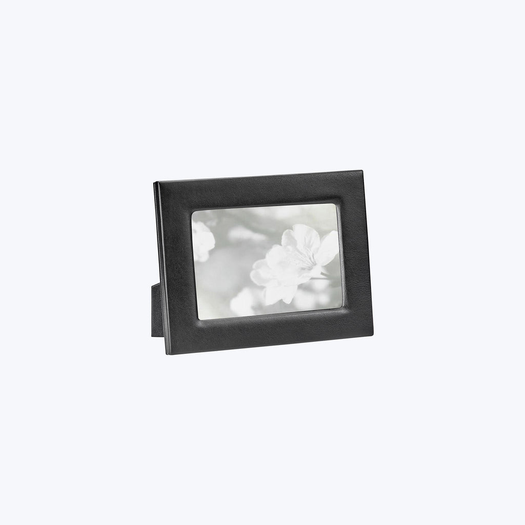 Leather 5" x 7" Studio Frame Black Leather