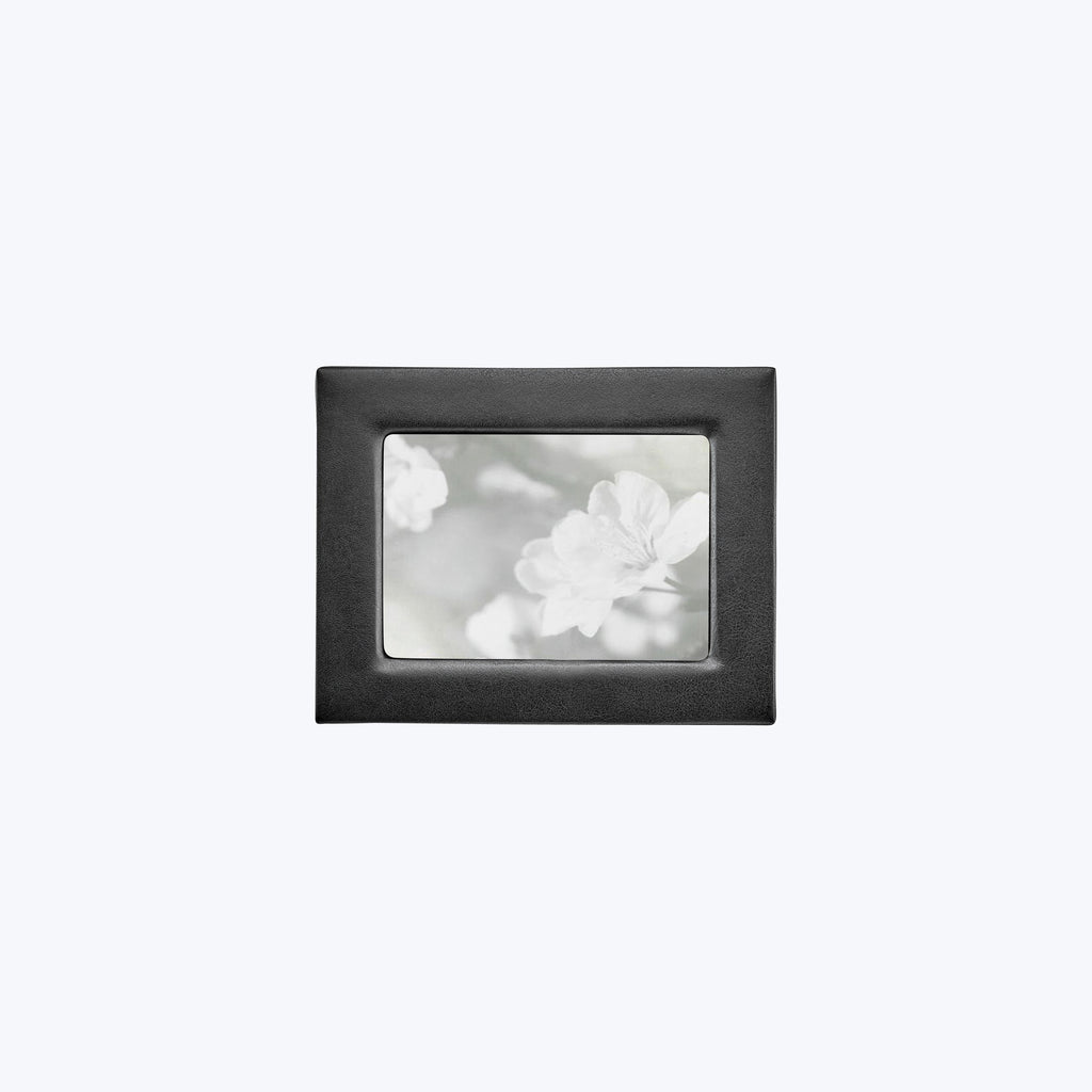 Leather 5" x 7" Studio Frame Black Leather