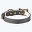 Small Dog Leather Collar Black