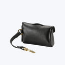 Leather Pet Waste Bag Holder Black