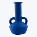 Deep Blue Straight Neck Vase