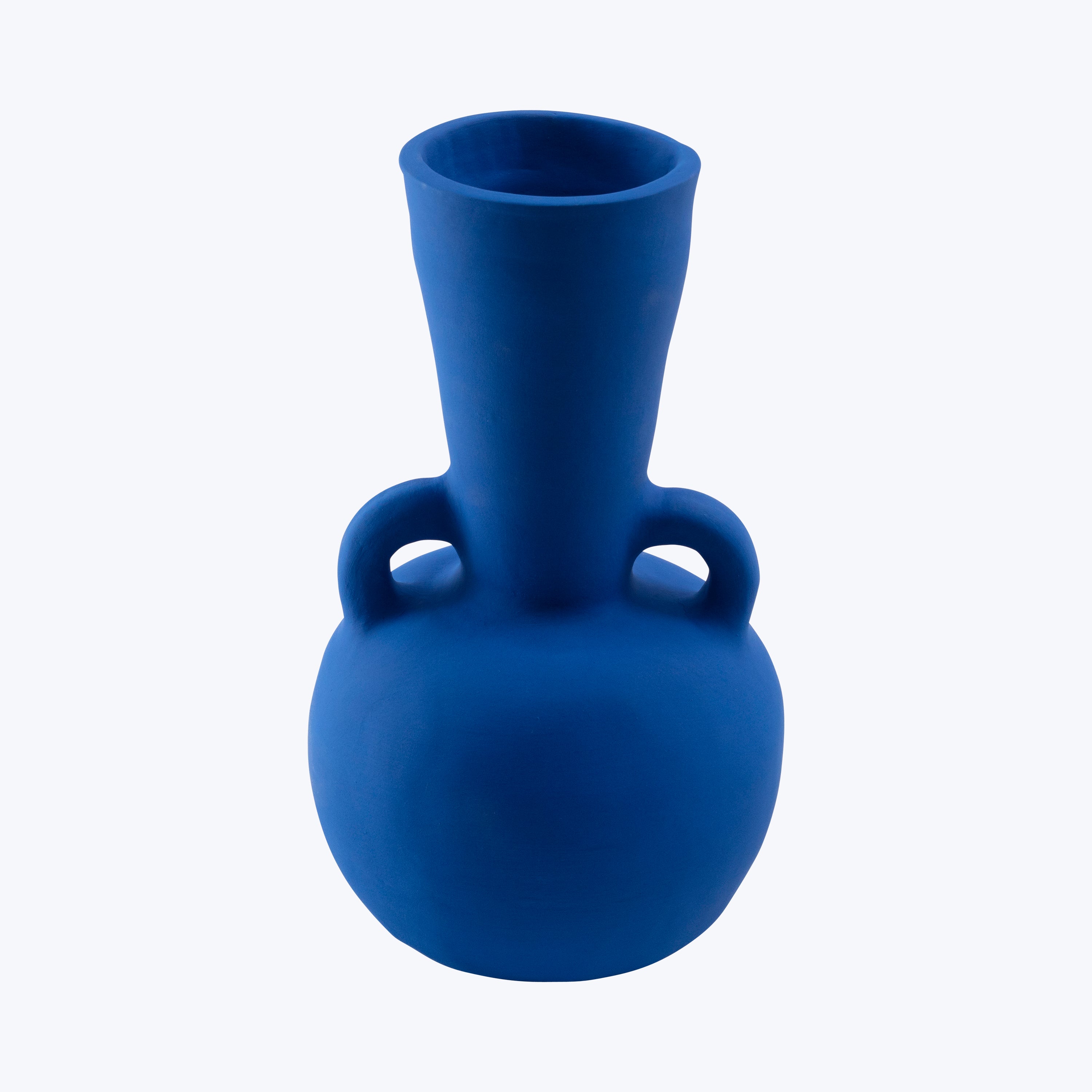 Deep Blue Flared Vase