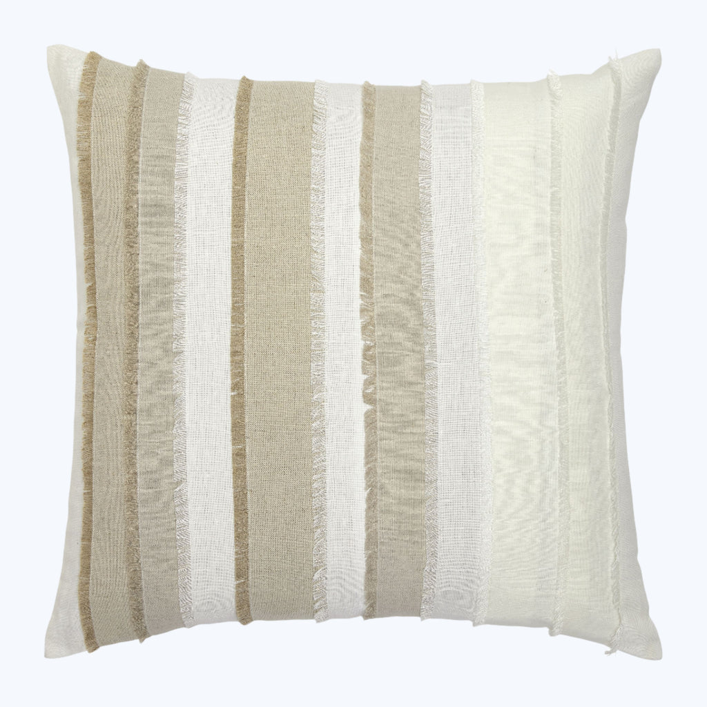 Fringed Natural Pillow