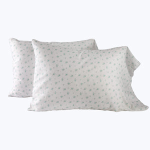 Blossom Floral Voile Pillowcase Pair Pink / Standard - hover