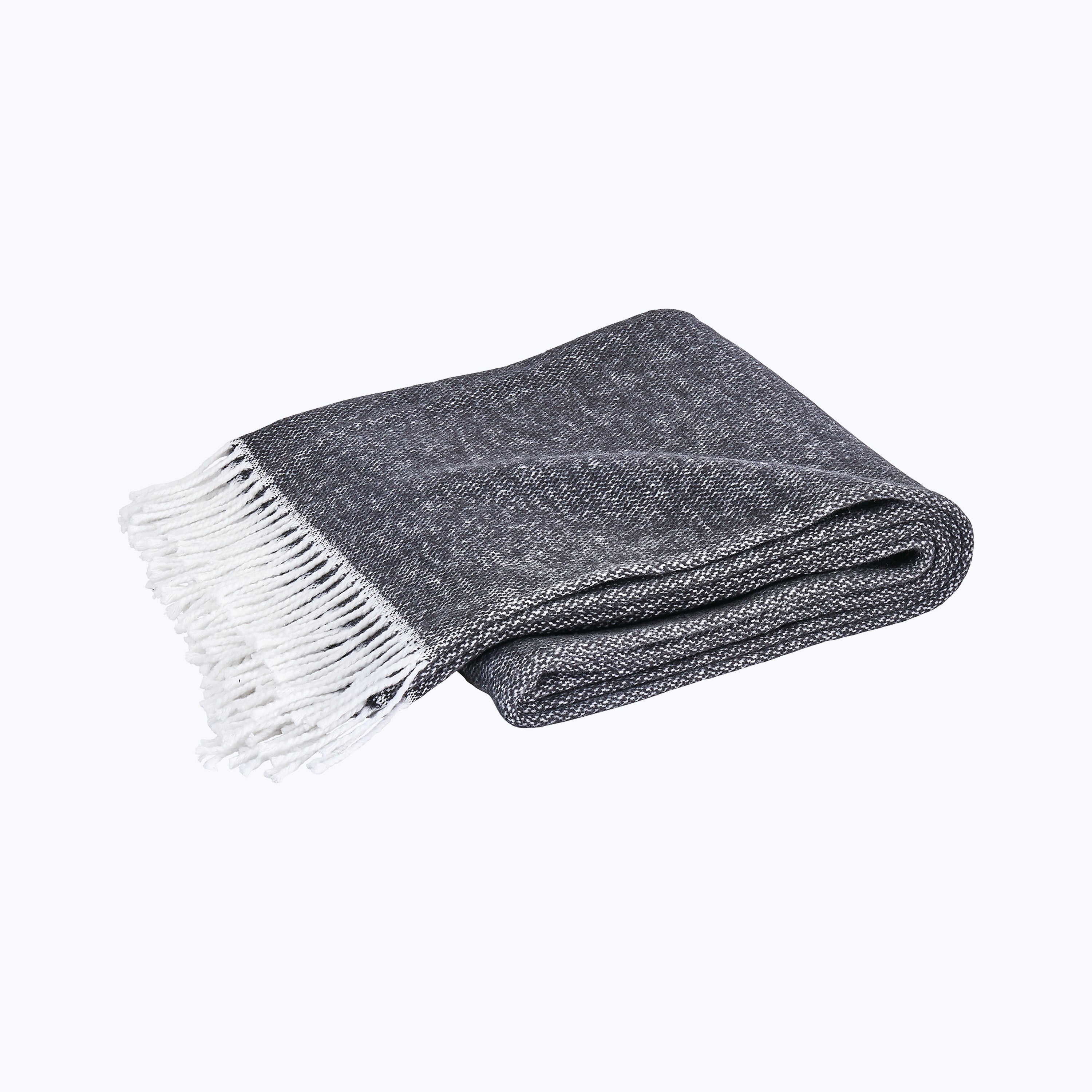 Pezzo Cotton Throw Black