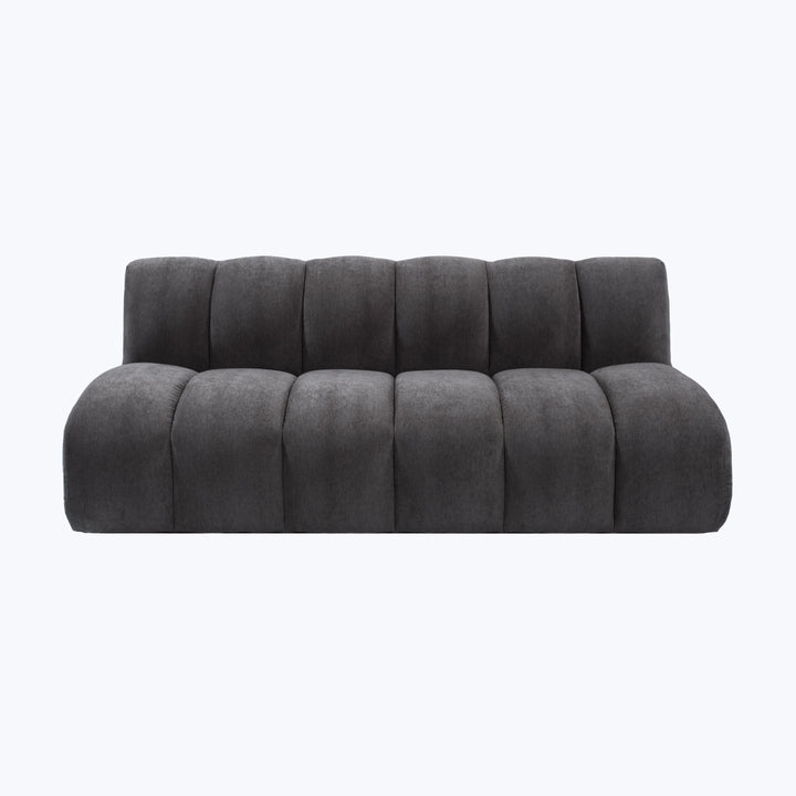 Grove Street Armless Sofa Kenley, Performance Velvet / Chimney