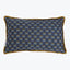 Obi Check Pillow Navy