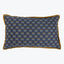 Obi Check Pillow Navy