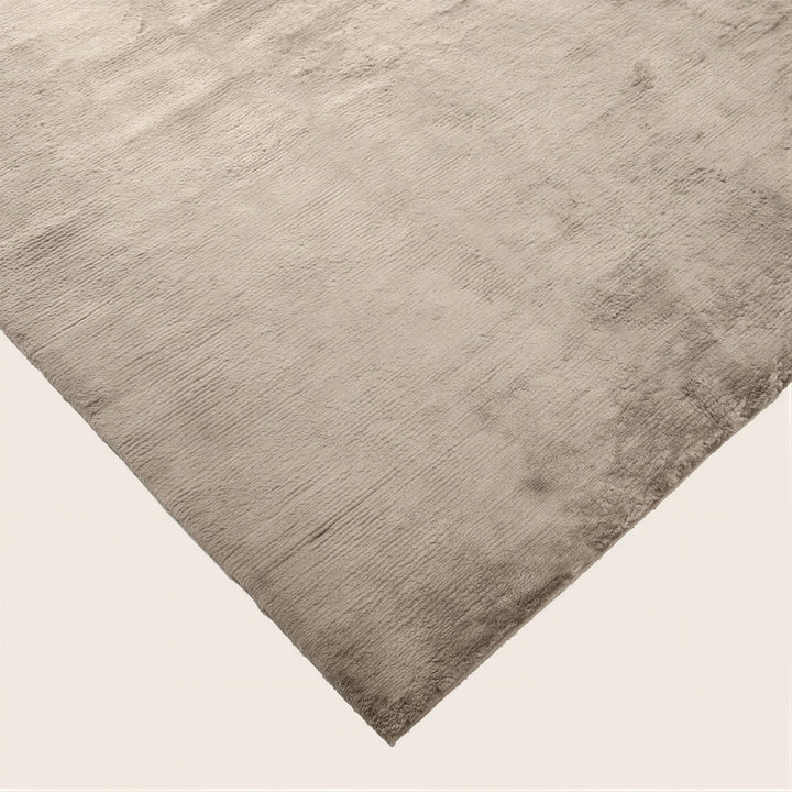 Lulu Solid Tibtean Silk Rug Grey / 9x12