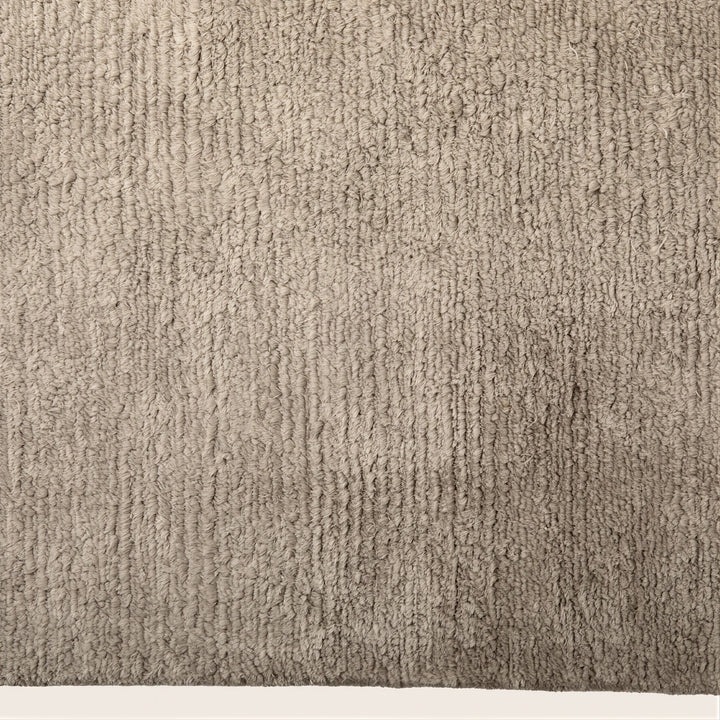 Lulu Solid Tibtean Silk Rug Grey / 9x12